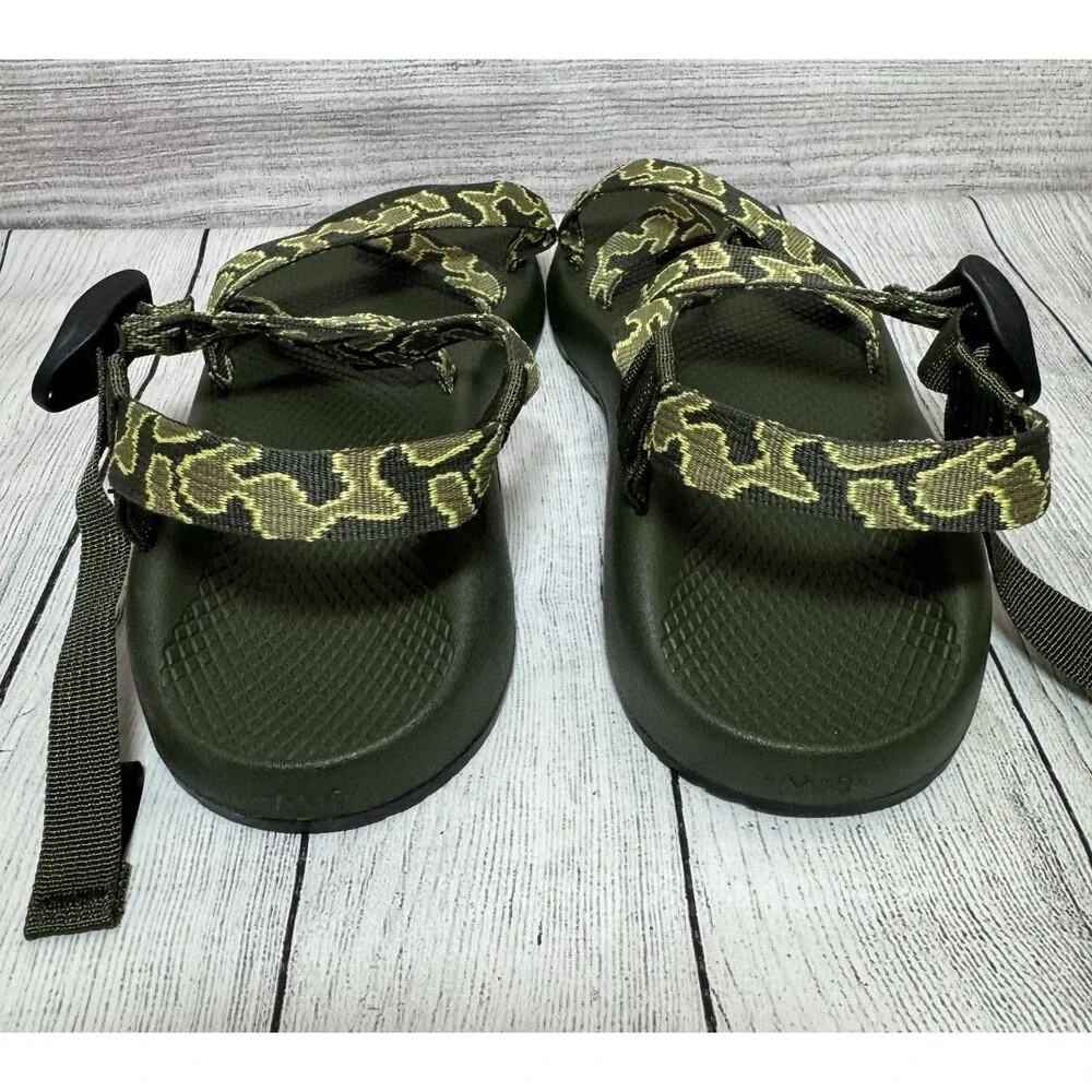 Chaco Z/2 Green Camo Men's Sport STRAP CLASIC Sandals Size 10